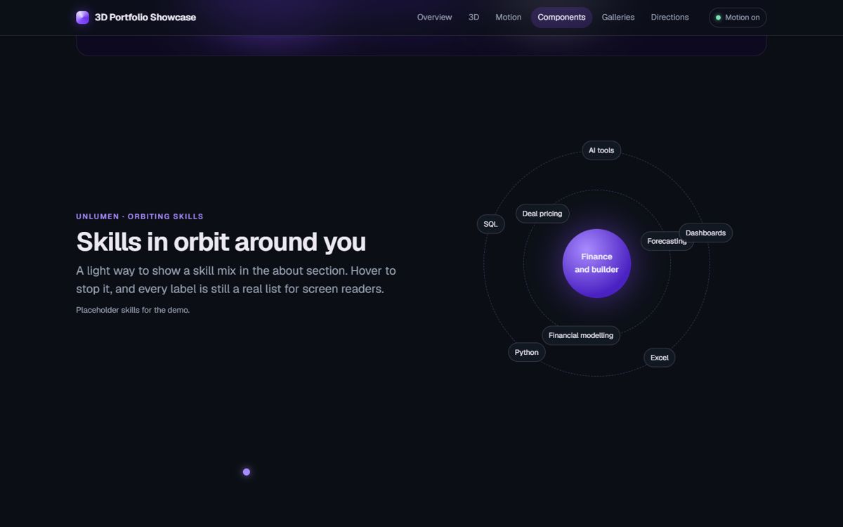 Motion lab screenshot 2